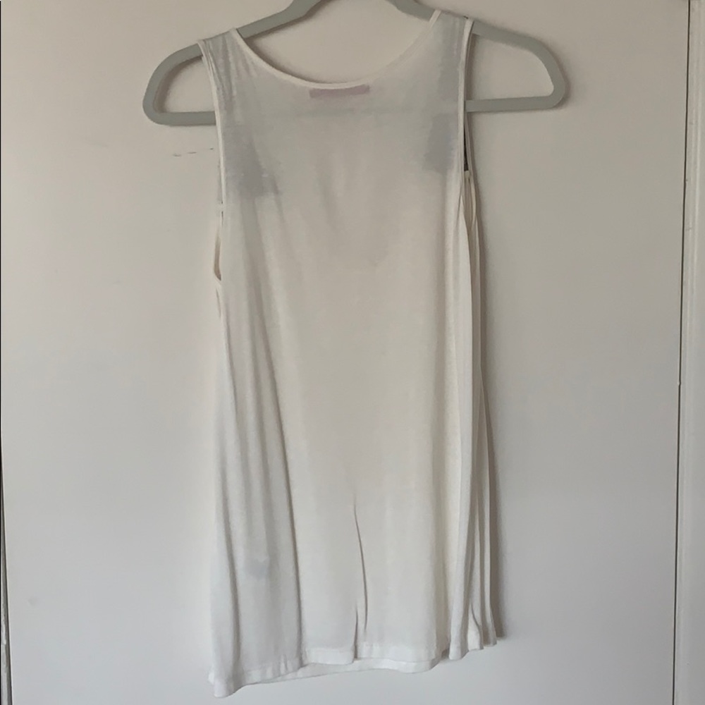 Velvet by Graham & Spencer Tank w/ Lace Detail - Picture 3 of 4